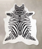 Zebra X-Large Brazilian Cowhide Rug 6'10