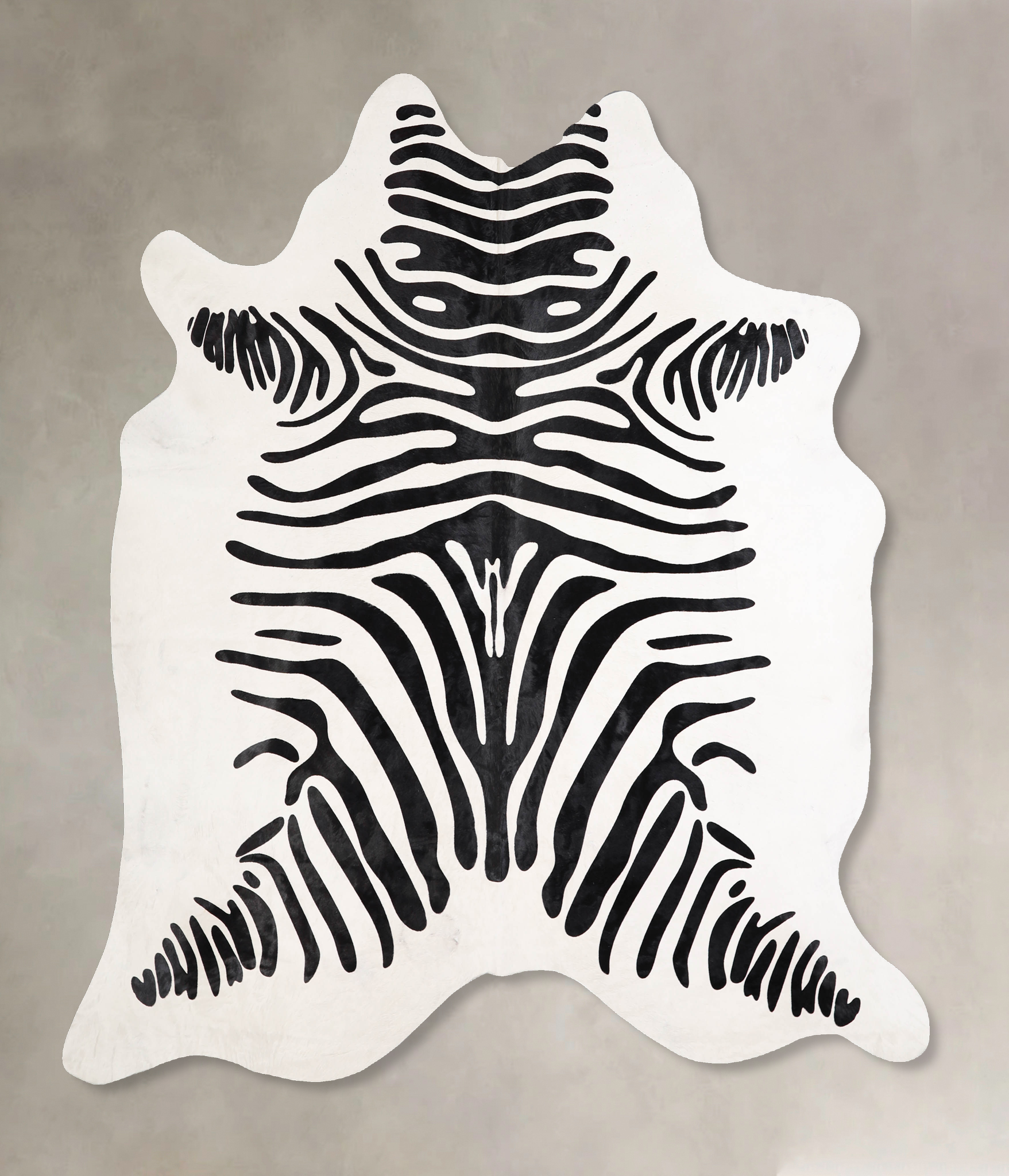 Zebra Cowhide Rug #A34547