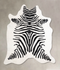 Zebra X-Large Brazilian Cowhide Rug 6'6