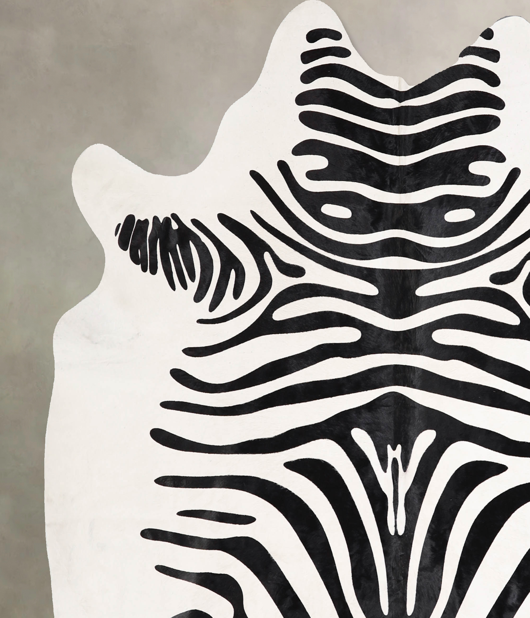 Zebra Cowhide Rug #A34547