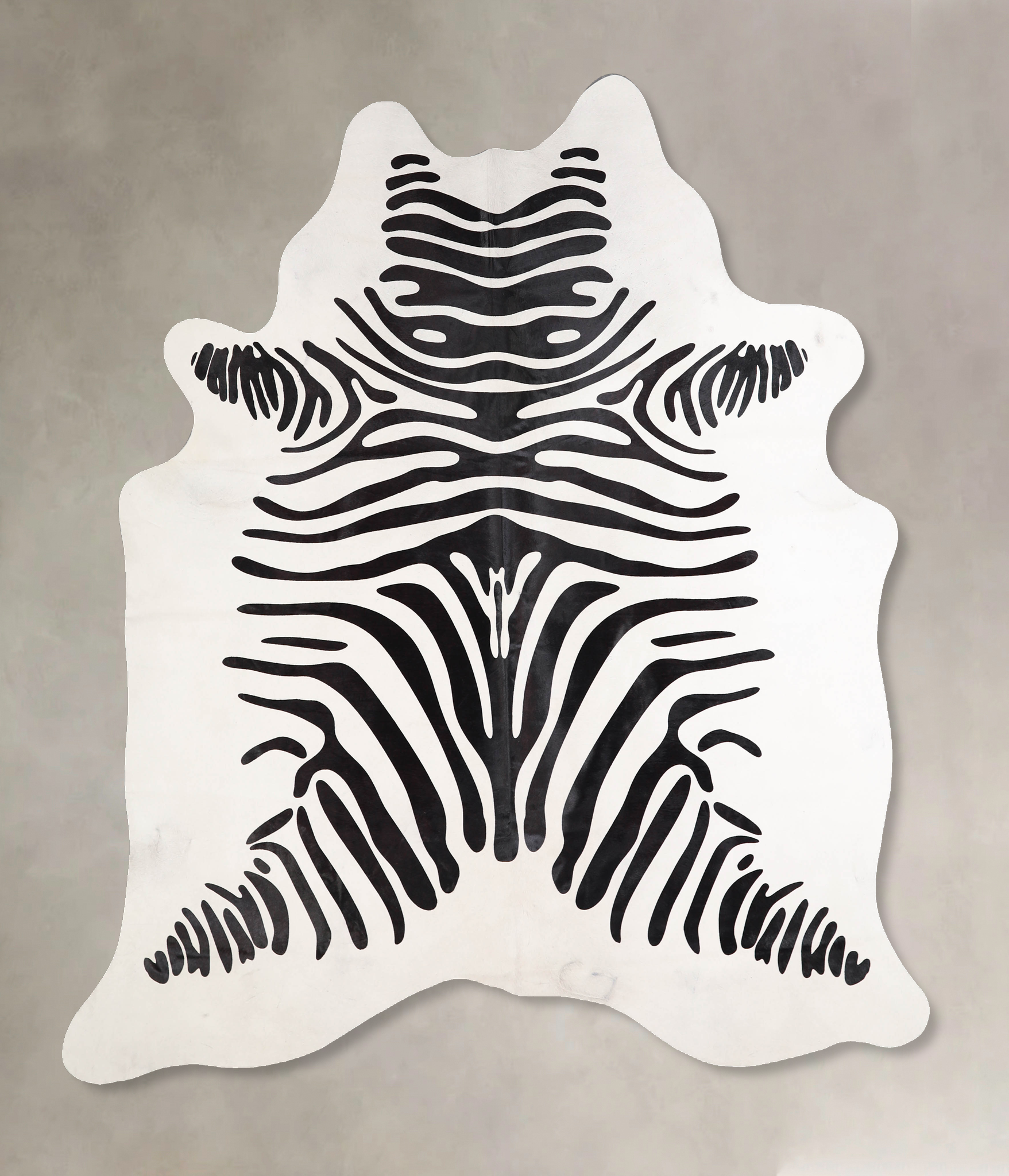 Zebra Cowhide Rug #A34548