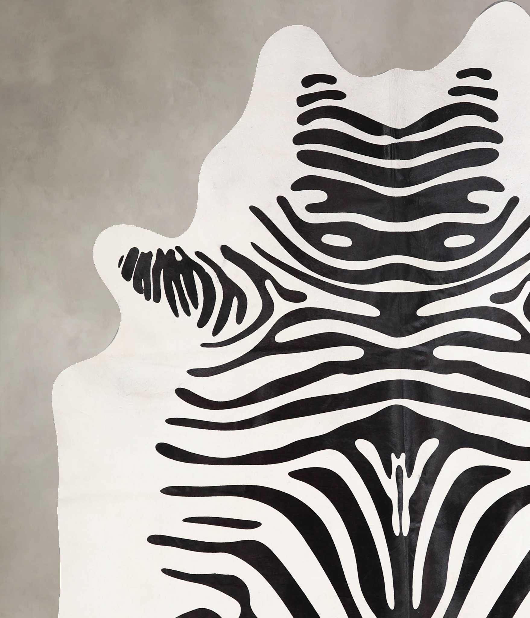 Zebra Cowhide Rug #A34548