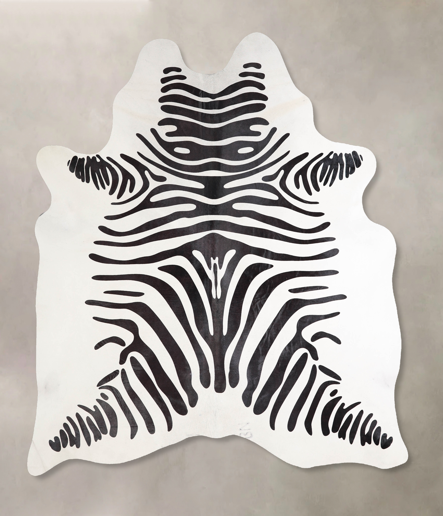 Zebra Cowhide Rug #A34549