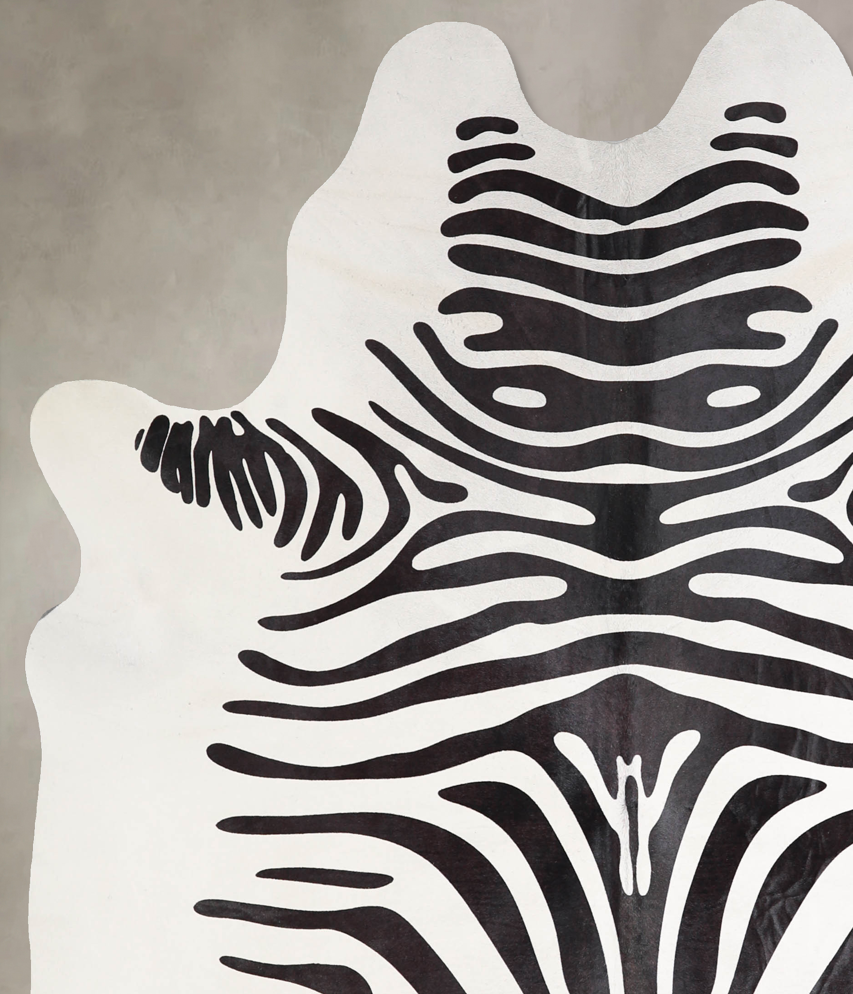 Zebra Cowhide Rug #A34549