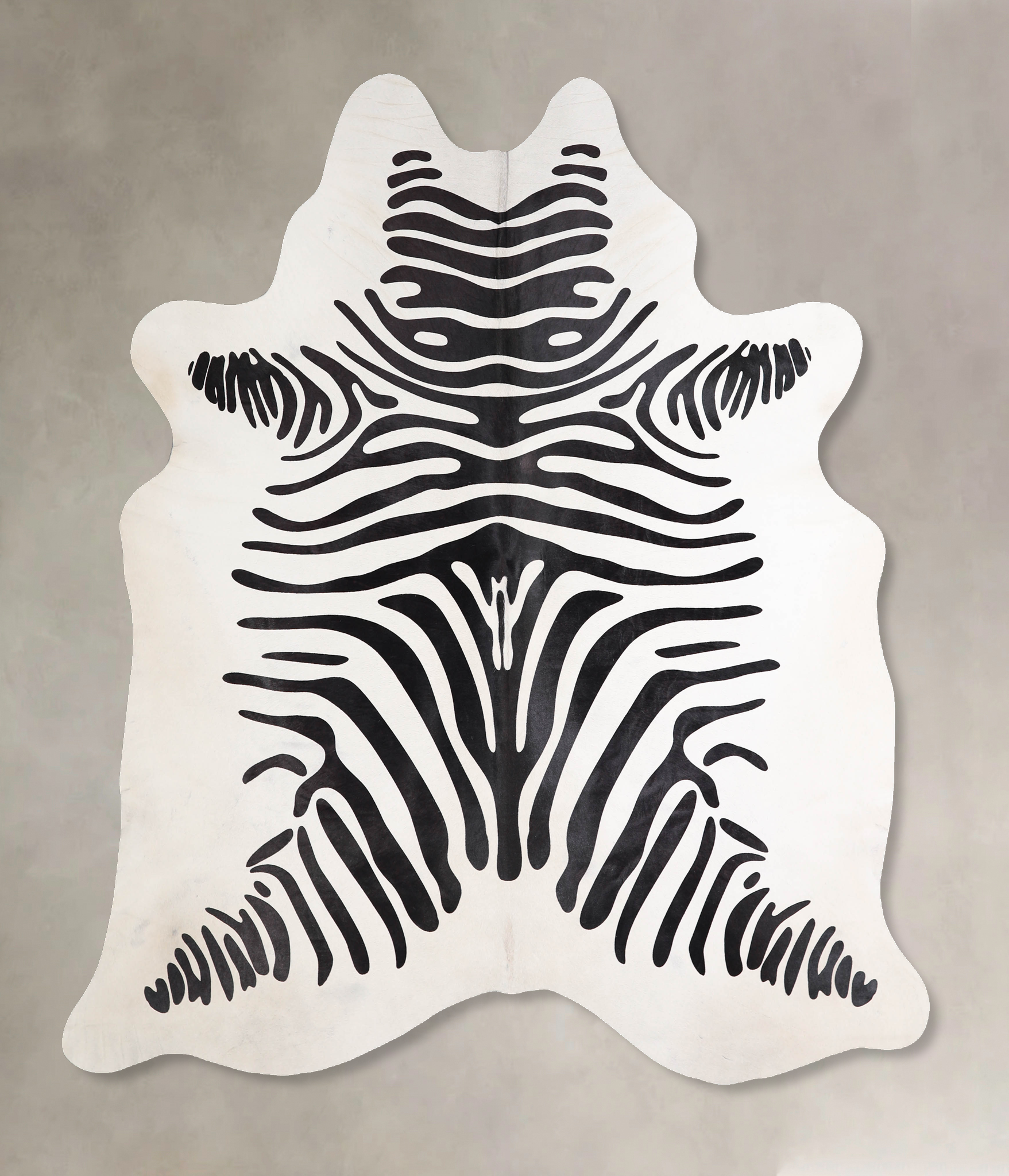 Zebra Cowhide Rug #A34550