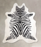 Zebra X-Large Brazilian Cowhide Rug 6'11