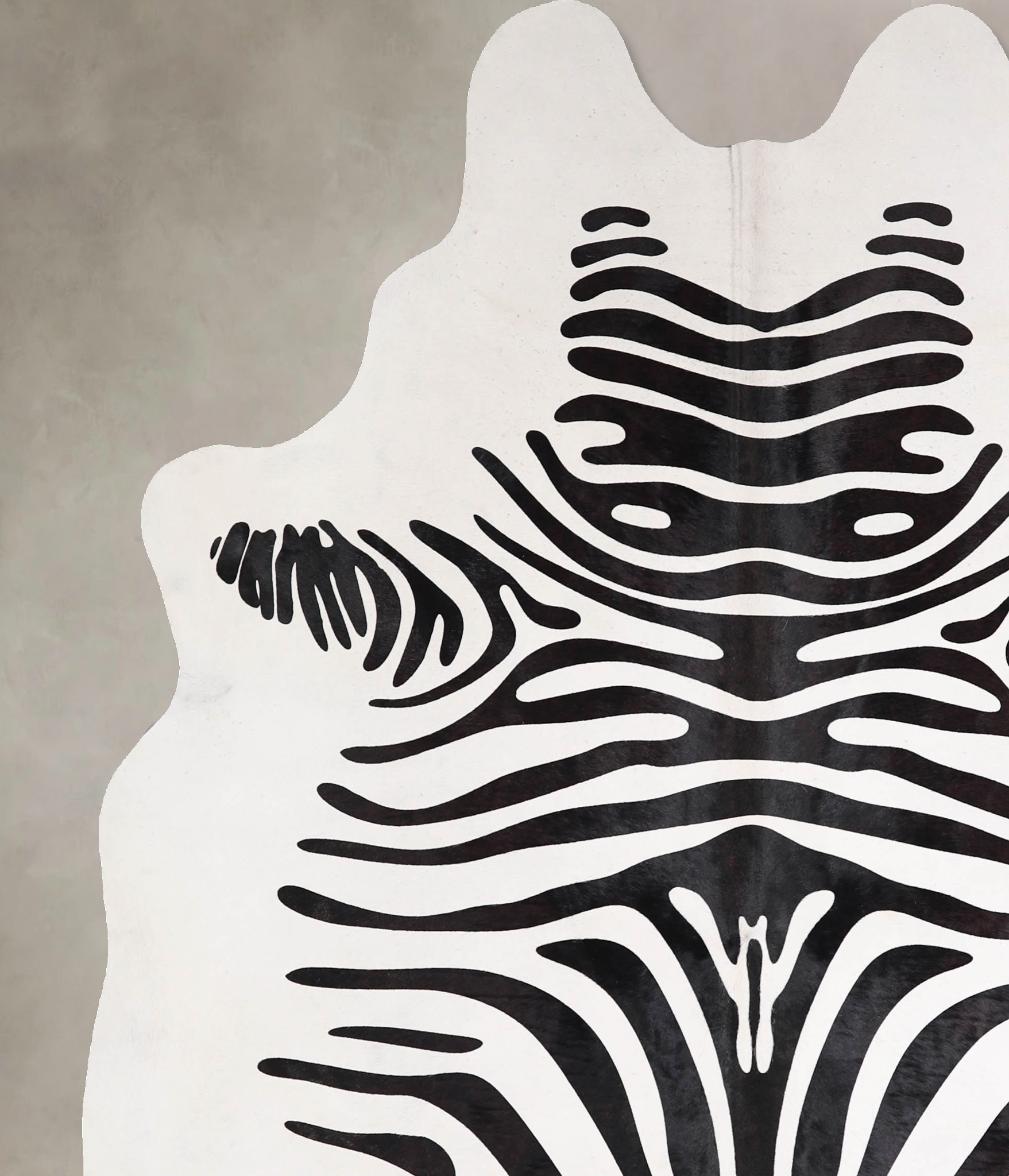 Zebra Cowhide Rug #A34551