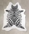 Zebra X-Large Brazilian Cowhide Rug 7'2