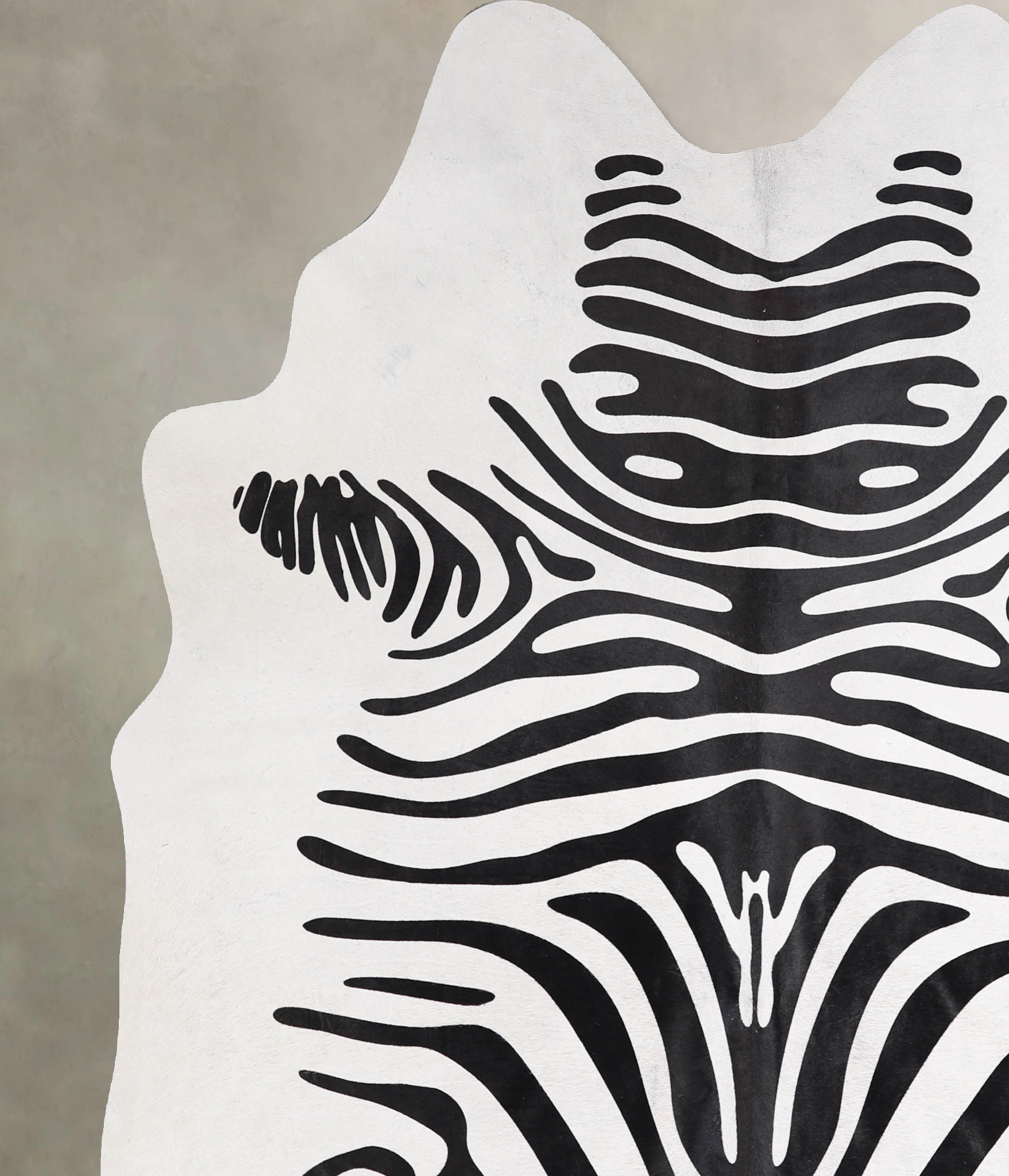 Zebra Cowhide Rug #A34552