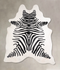 Zebra X-Large Brazilian Cowhide Rug 7'4