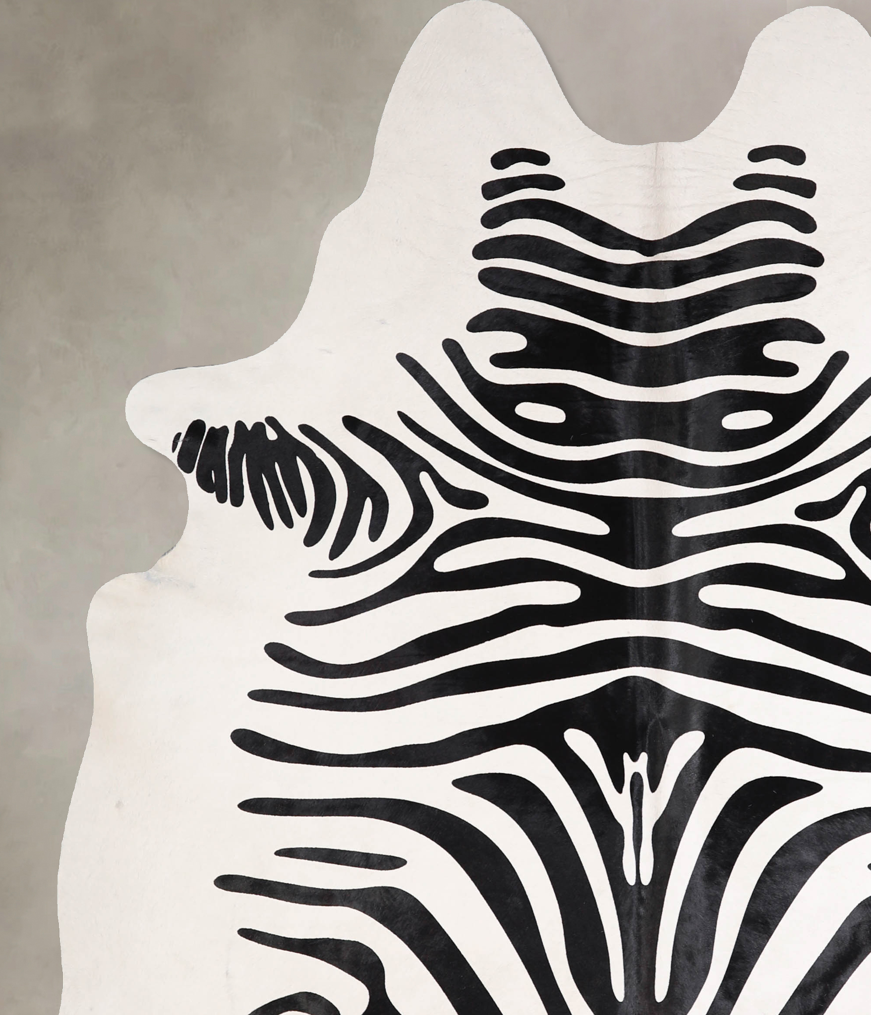 Zebra Cowhide Rug #A34553