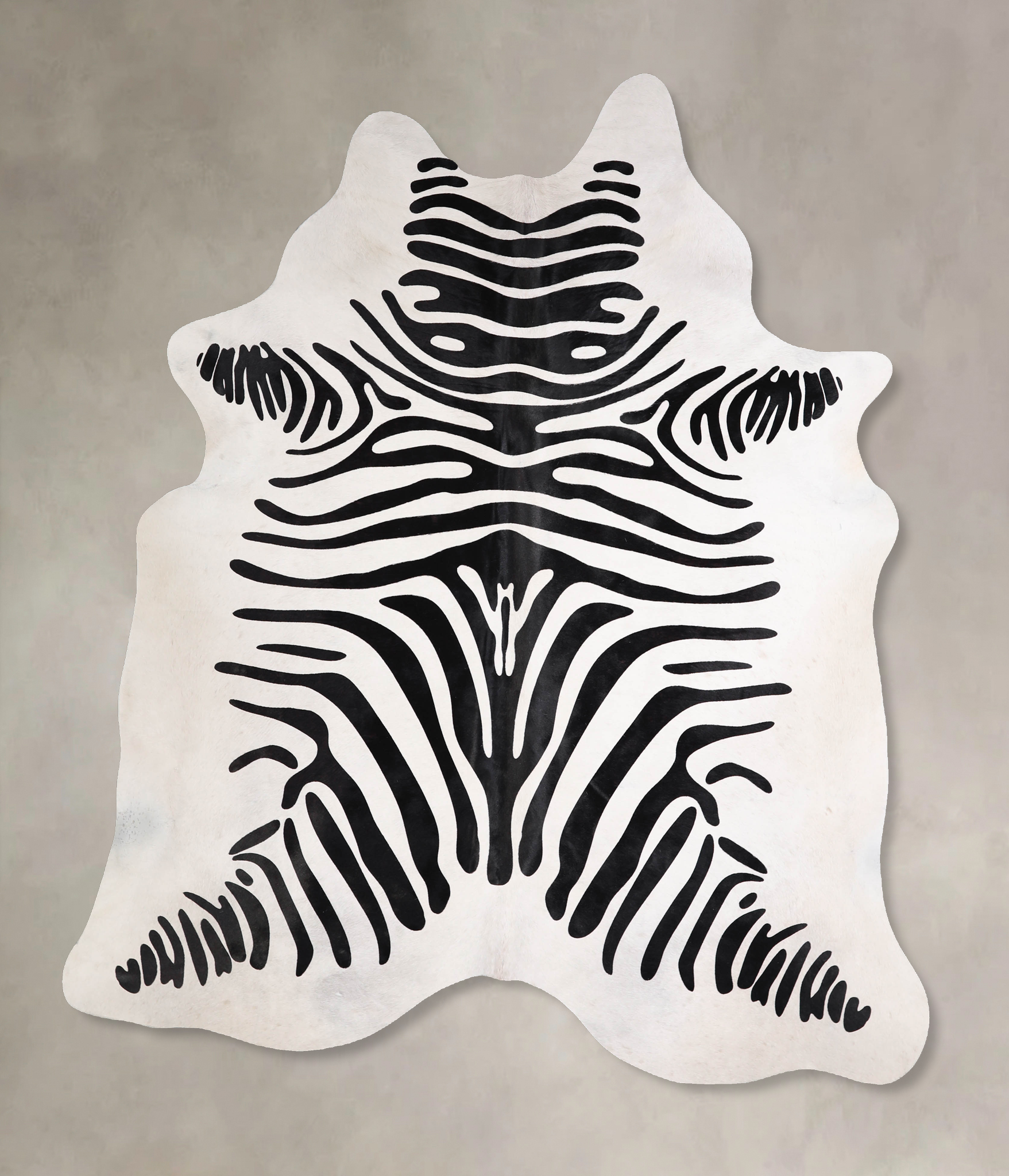 Zebra Cowhide Rug #A34554