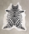 Zebra X-Large Brazilian Cowhide Rug 6'11