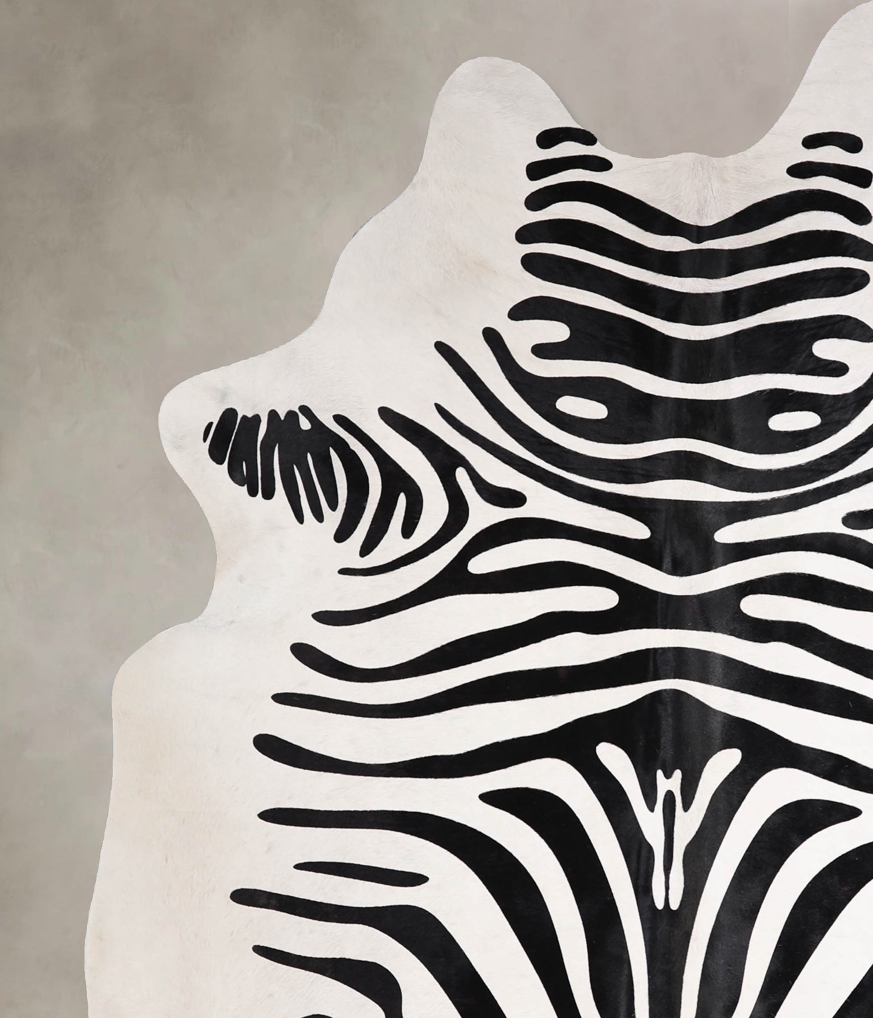 Zebra Cowhide Rug #A34554