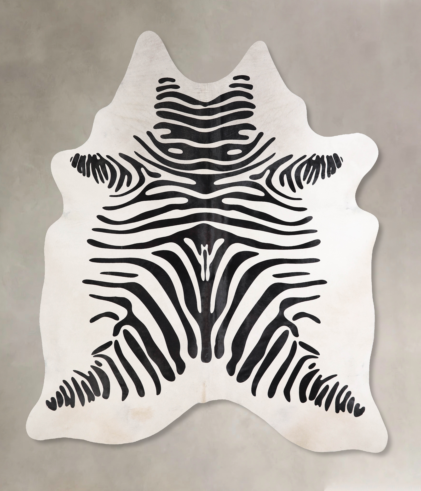 Zebra Cowhide Rug #A34555