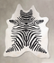 Zebra X-Large Brazilian Cowhide Rug 7'5