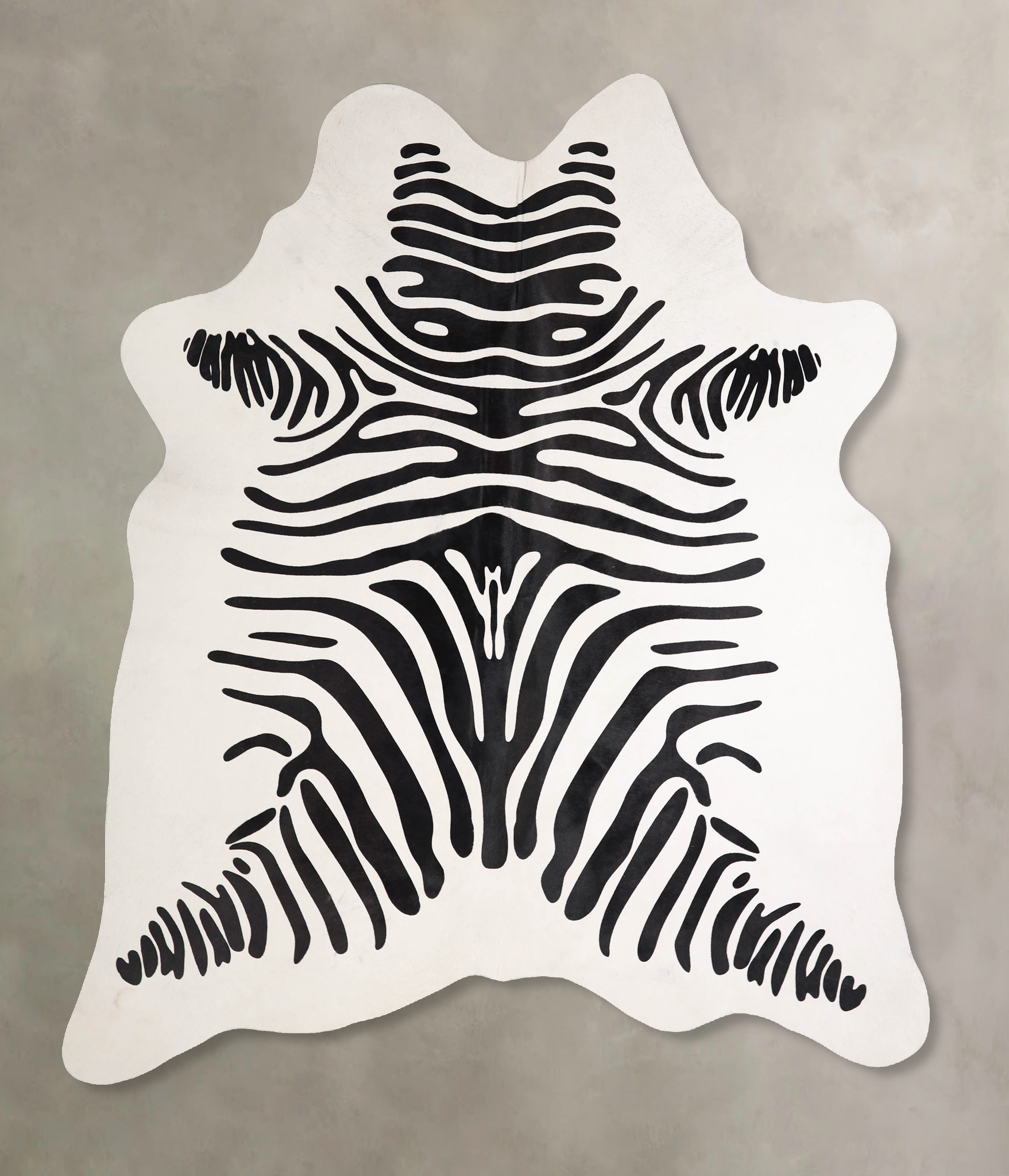 Zebra Cowhide Rug #A34556