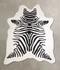 Zebra X-Large Brazilian Cowhide Rug 6'11