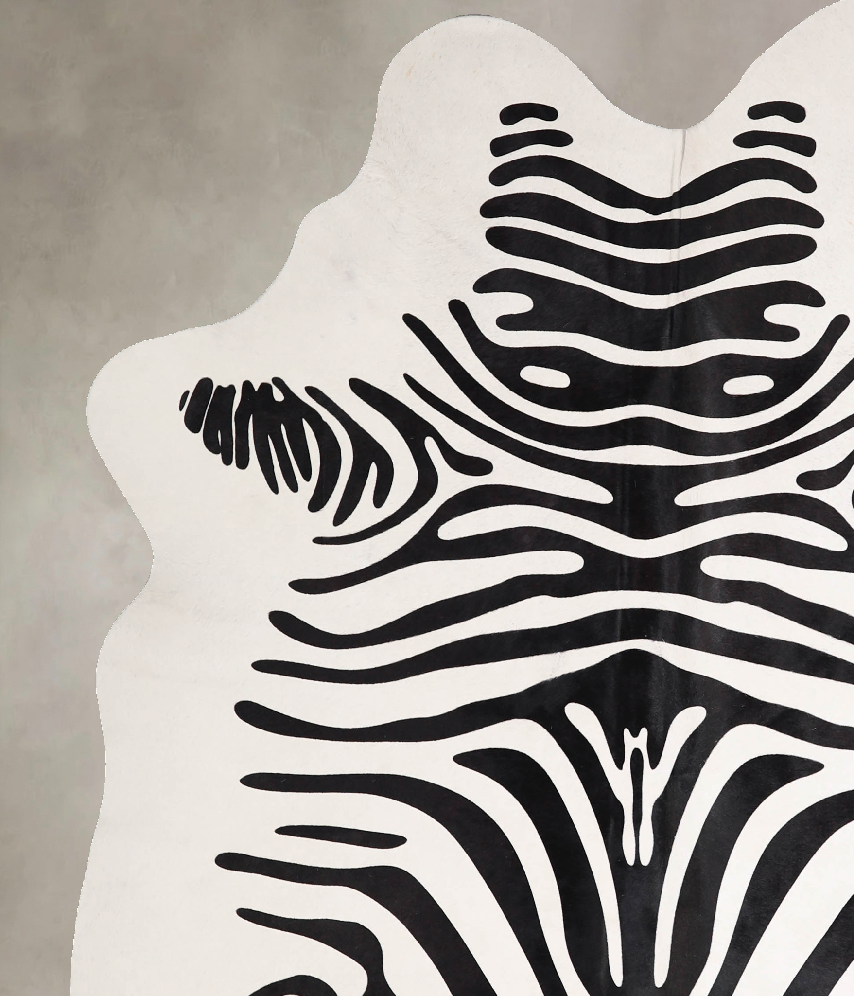 Zebra Cowhide Rug #A34556