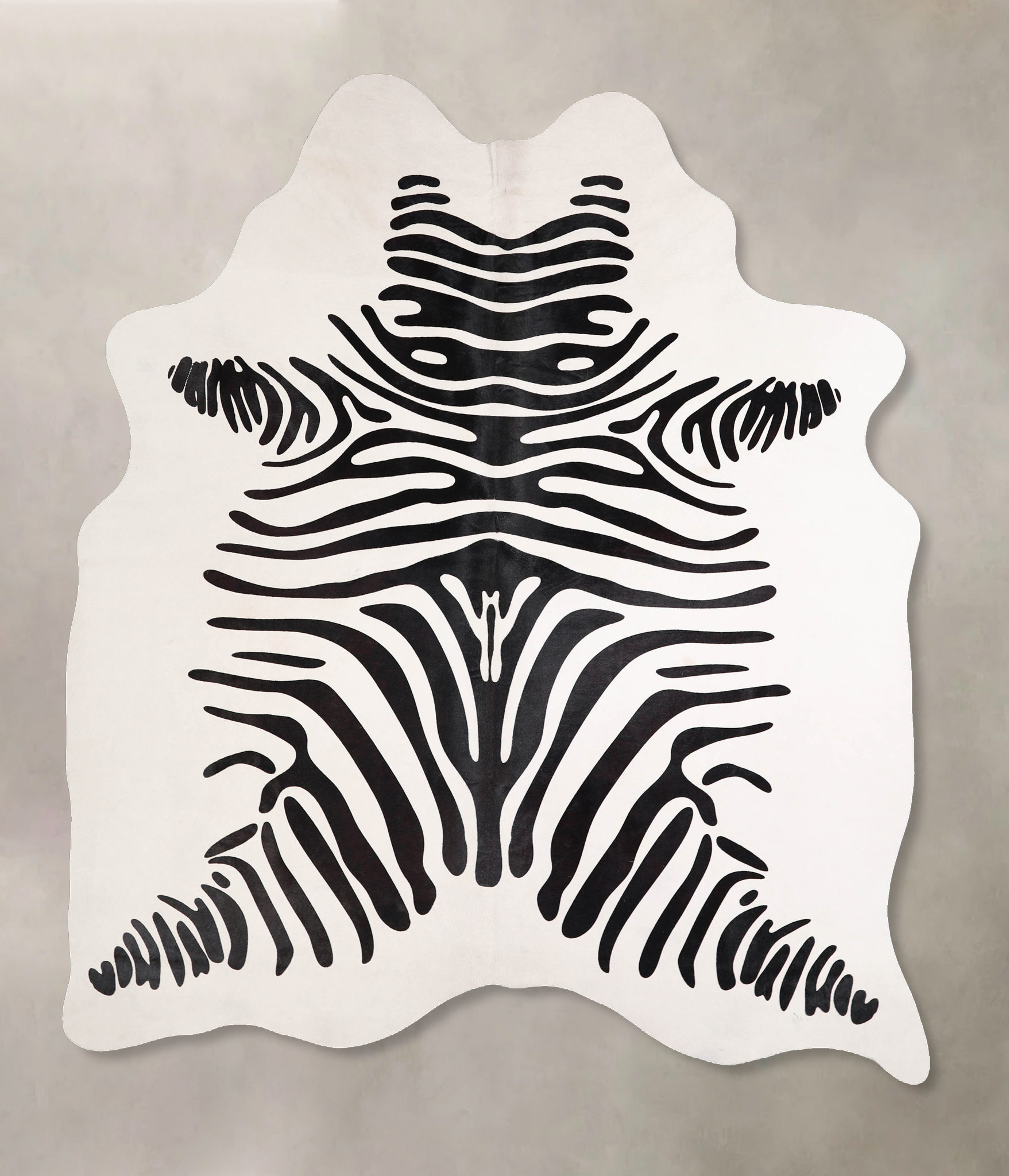 Zebra Cowhide Rug #A34557