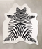 Zebra X-Large Brazilian Cowhide Rug 7'1