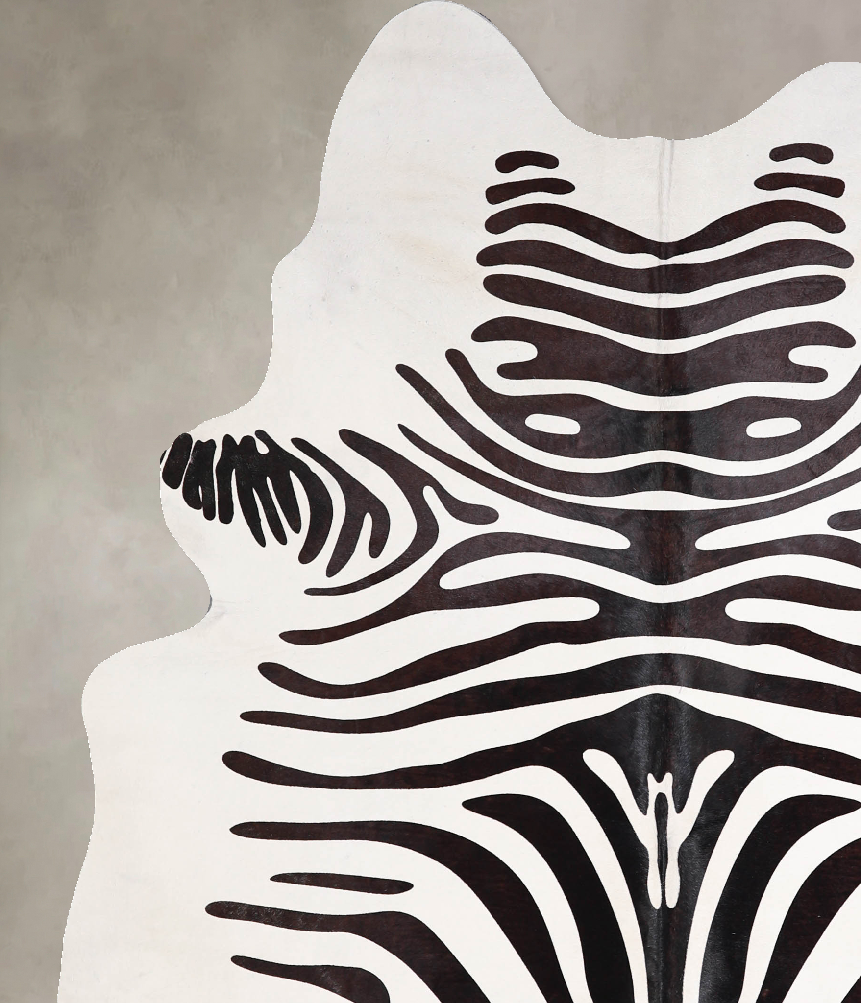 Zebra Cowhide Rug #A34558