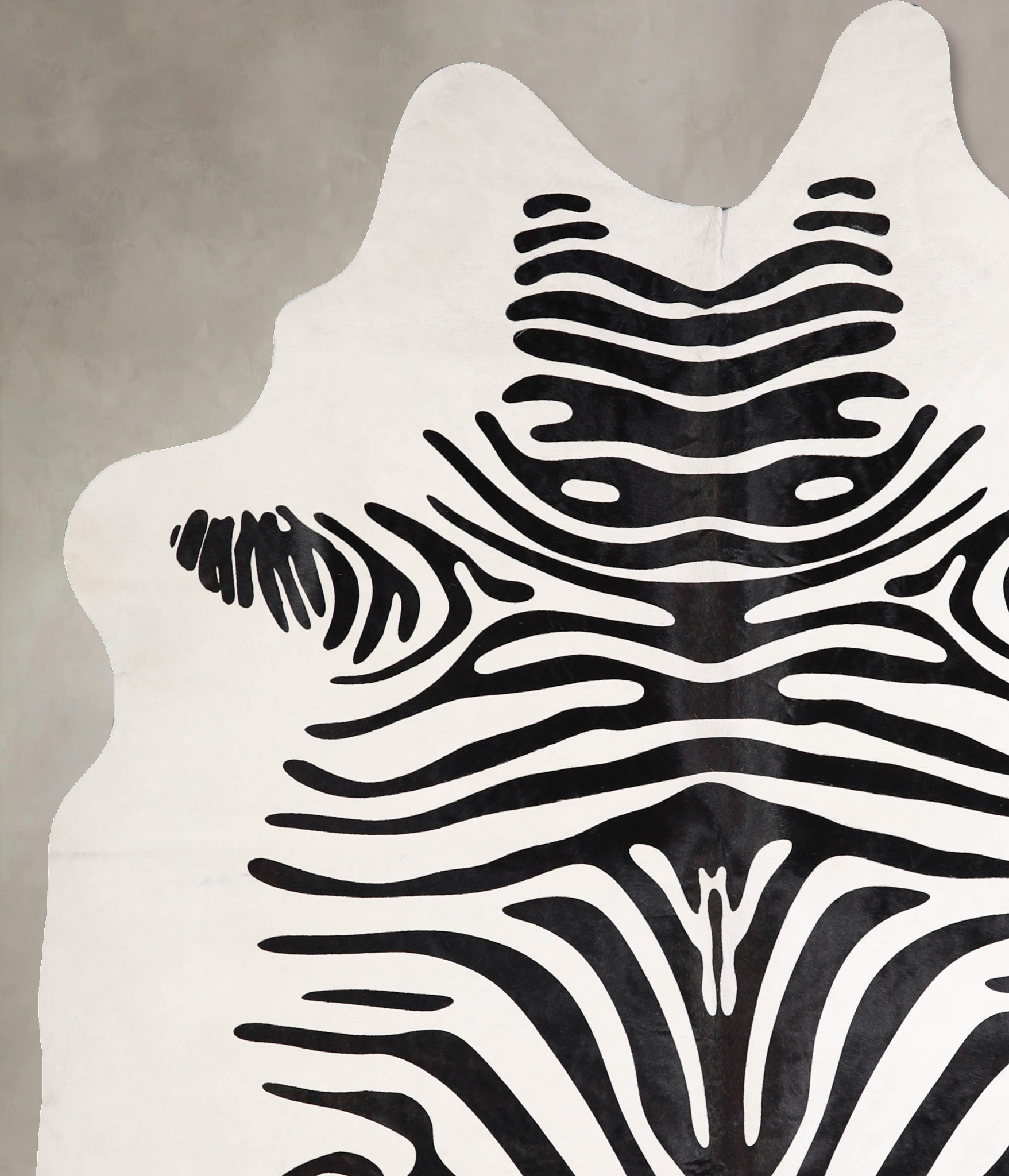 Zebra Cowhide Rug #A34559