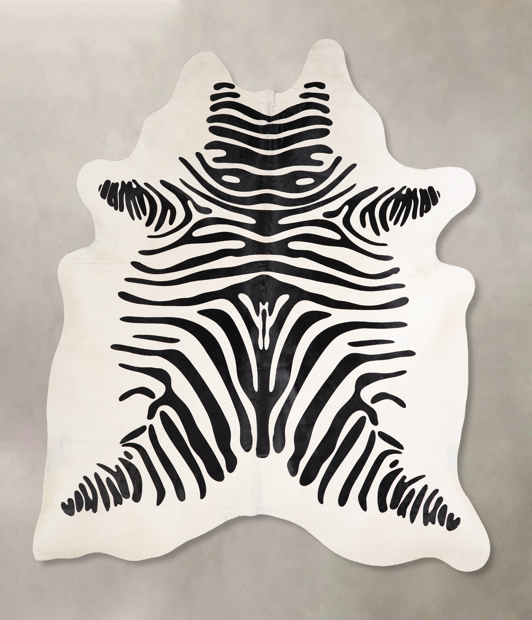 Zebra Cowhide Rug #A34560