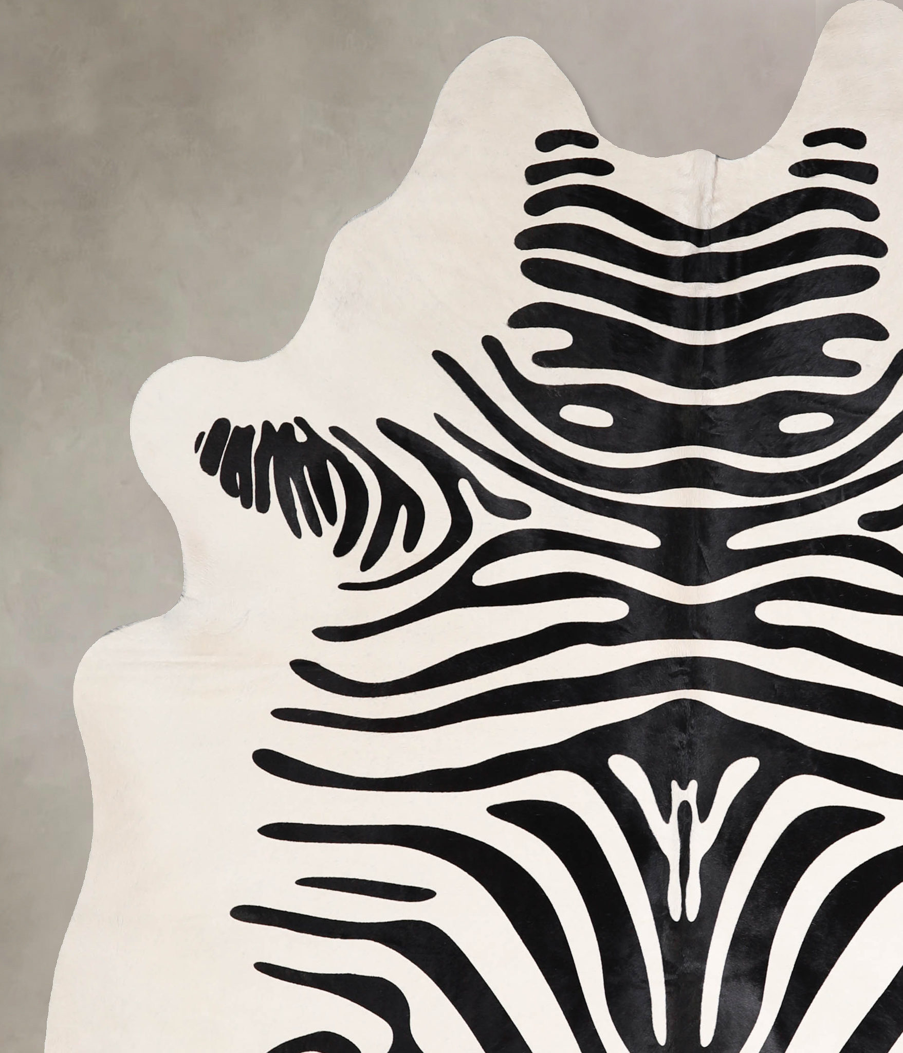 Zebra Cowhide Rug #A34560