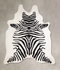 Zebra X-Large Brazilian Cowhide Rug 6'11