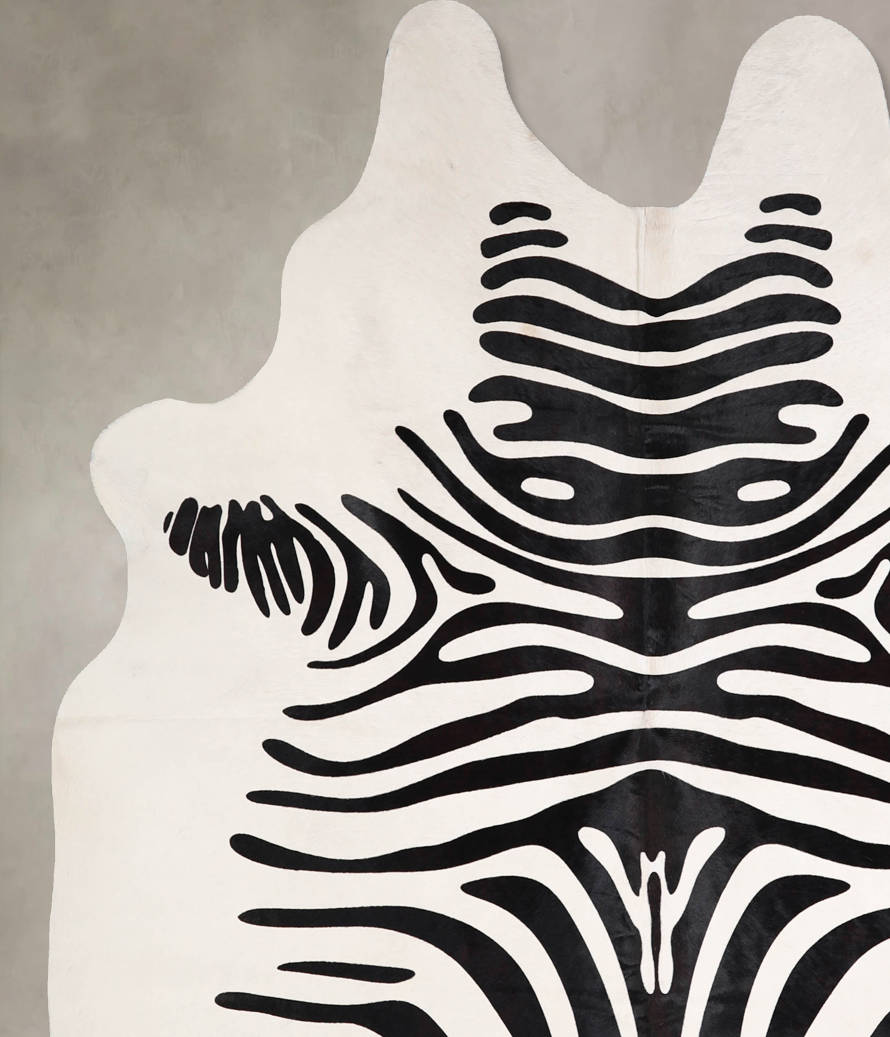 Zebra Cowhide Rug #A34561