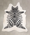 Zebra X-Large Brazilian Cowhide Rug 7'8