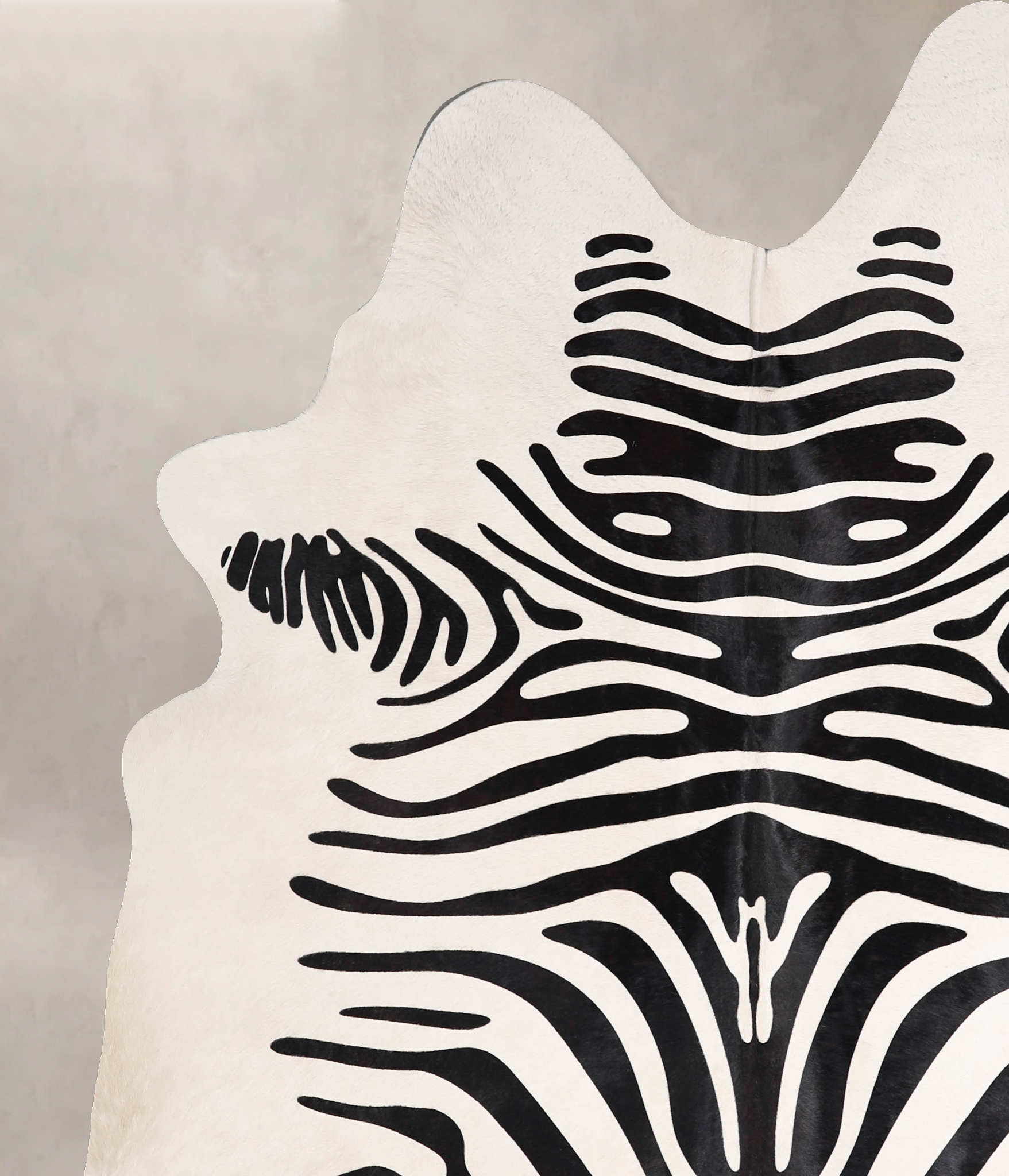 Zebra Cowhide Rug #A34562