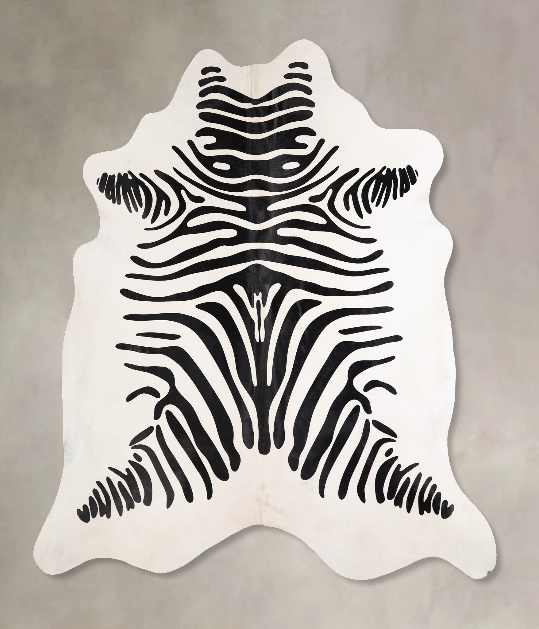 Zebra Cowhide Rug #A34563