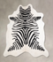 Zebra X-Large Brazilian Cowhide Rug 6'11