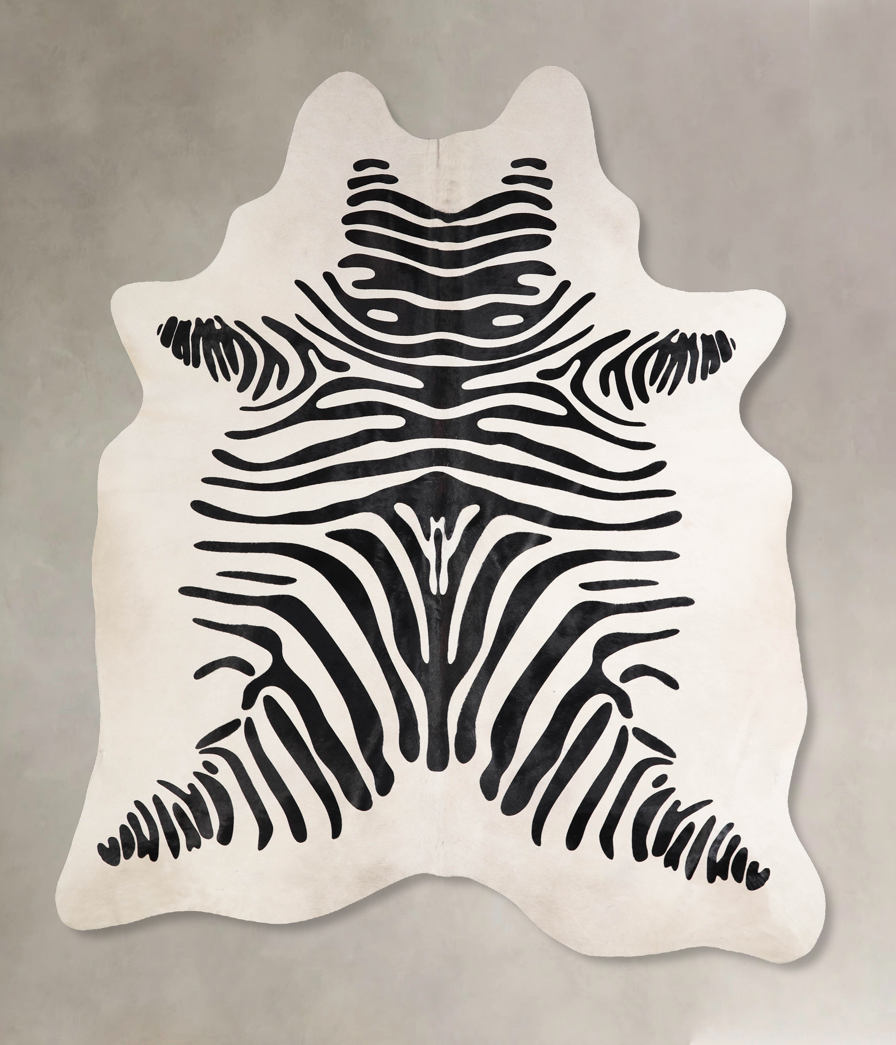 Zebra Cowhide Rug #A34565