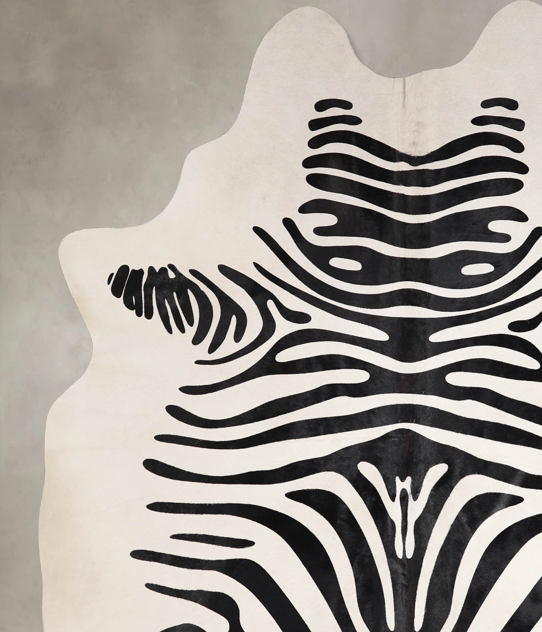 Zebra Cowhide Rug #A34565