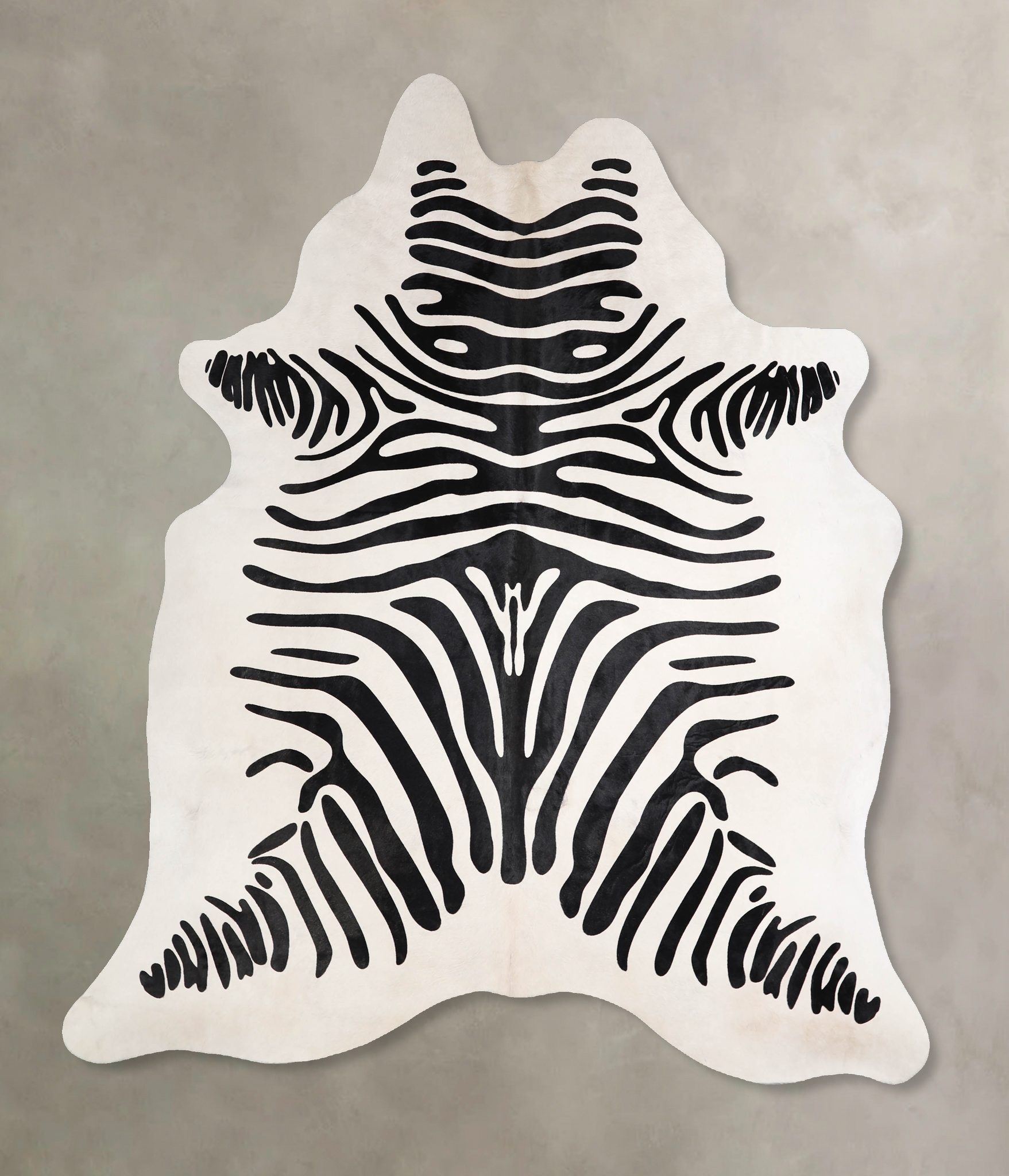 Zebra Cowhide Rug #A34566