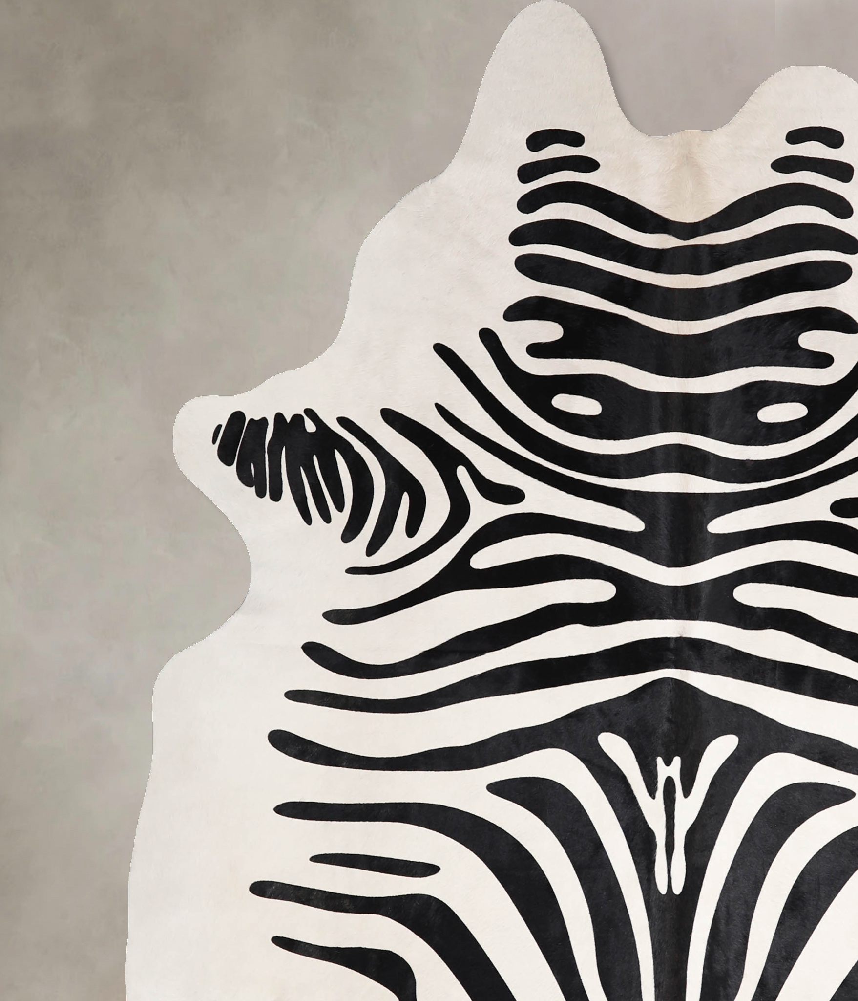 Zebra Cowhide Rug #A34566