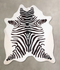 Zebra Large Brazilian Cowhide Rug 6'9