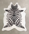 Zebra X-Large Brazilian Cowhide Rug 7'2