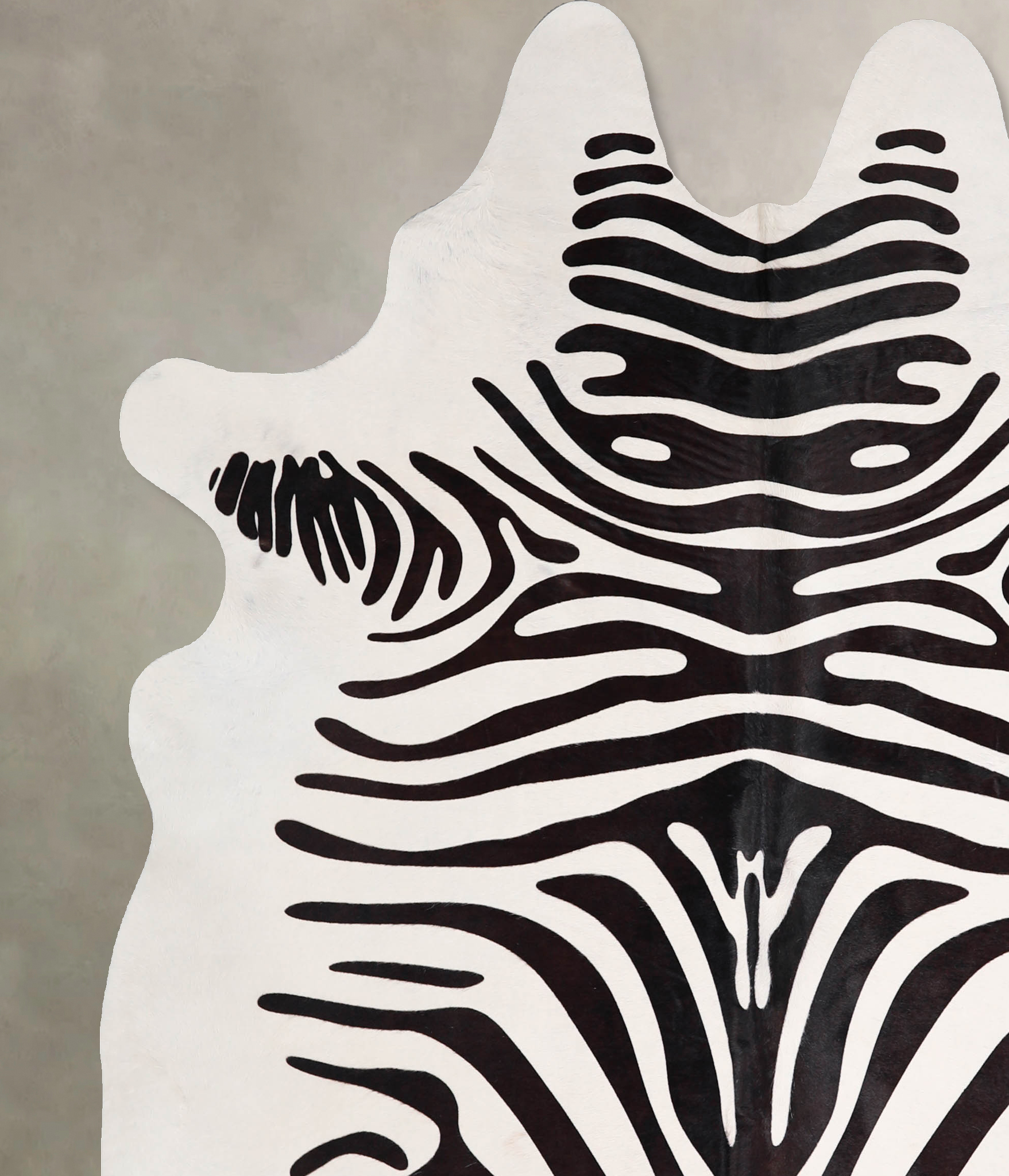 Zebra Cowhide Rug #A34568