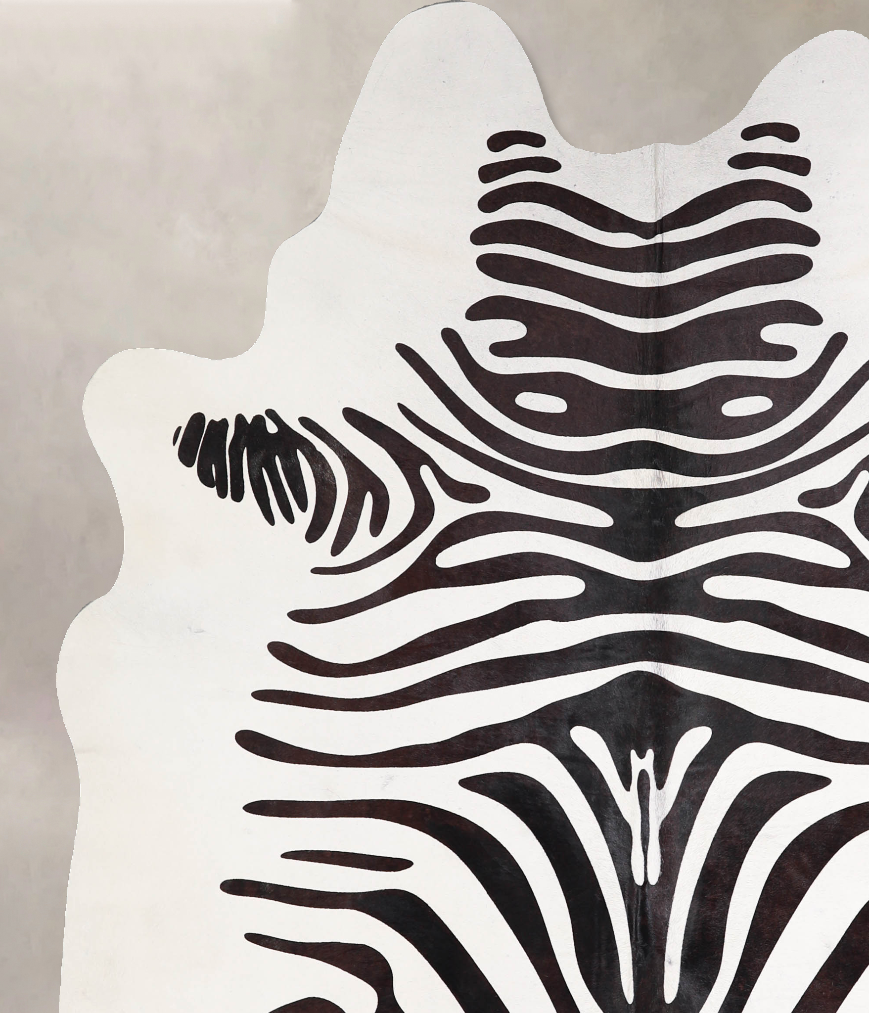 Zebra Cowhide Rug #A34569