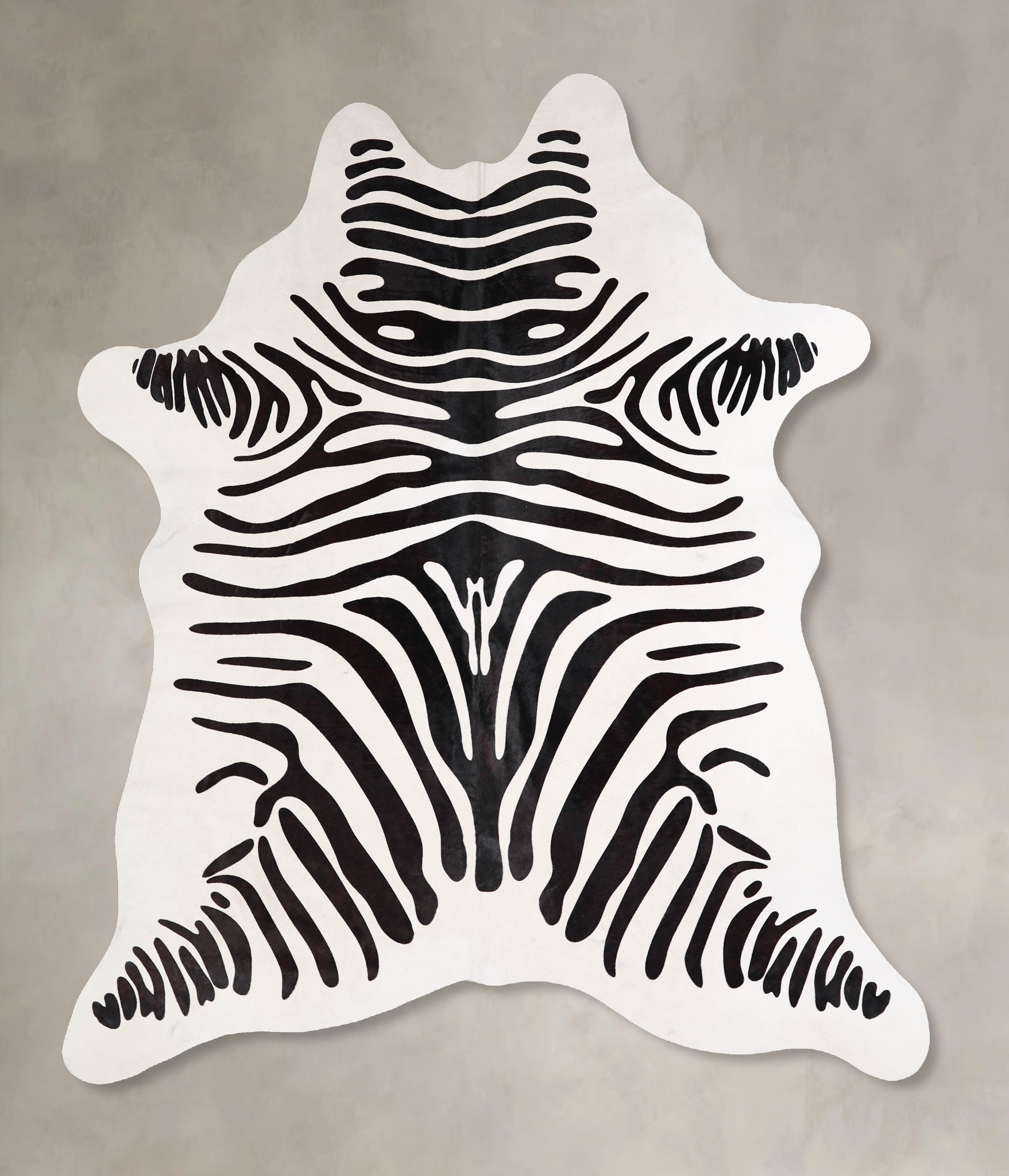 Zebra Cowhide Rug #A34571