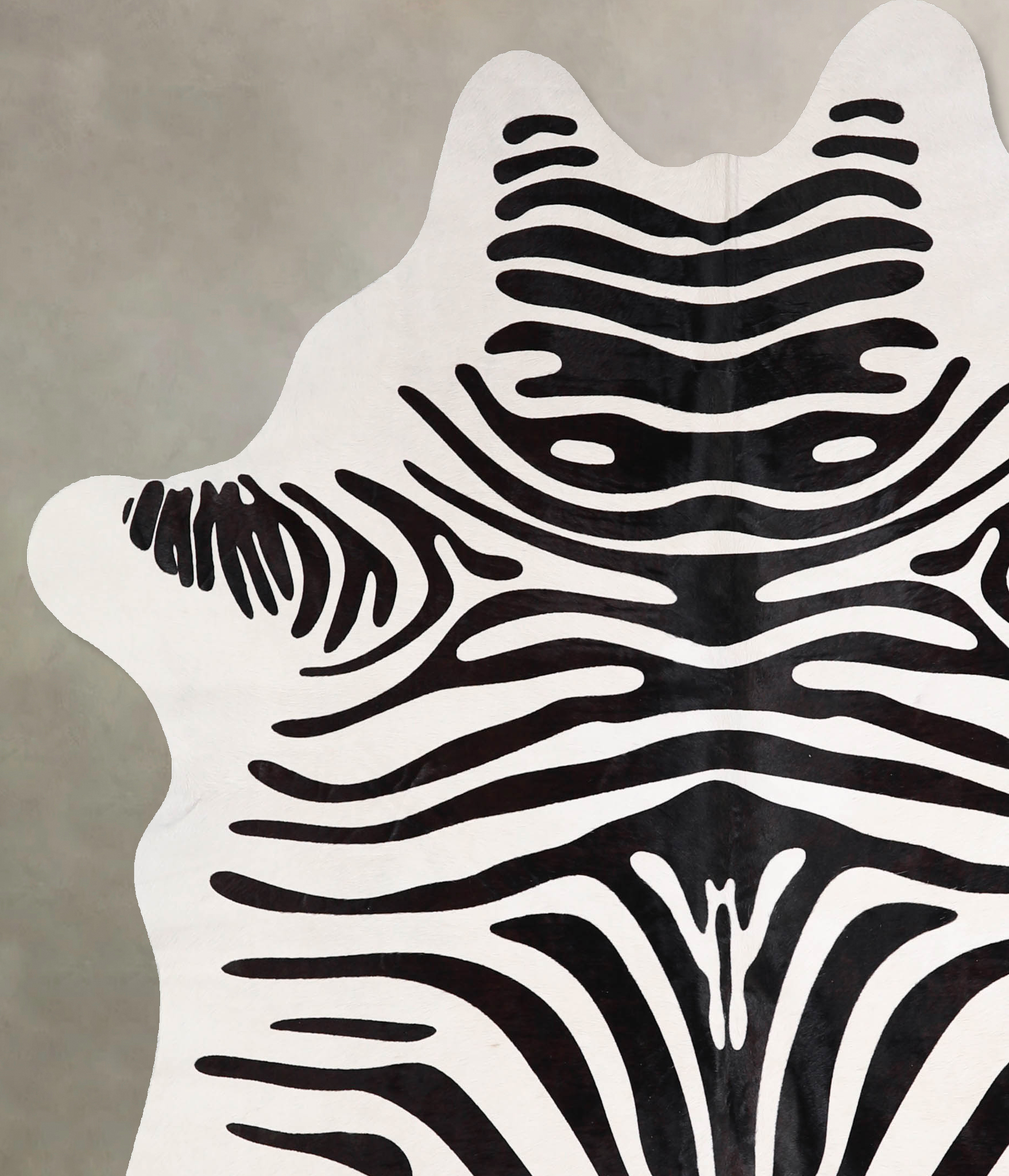 Zebra Cowhide Rug #A34571