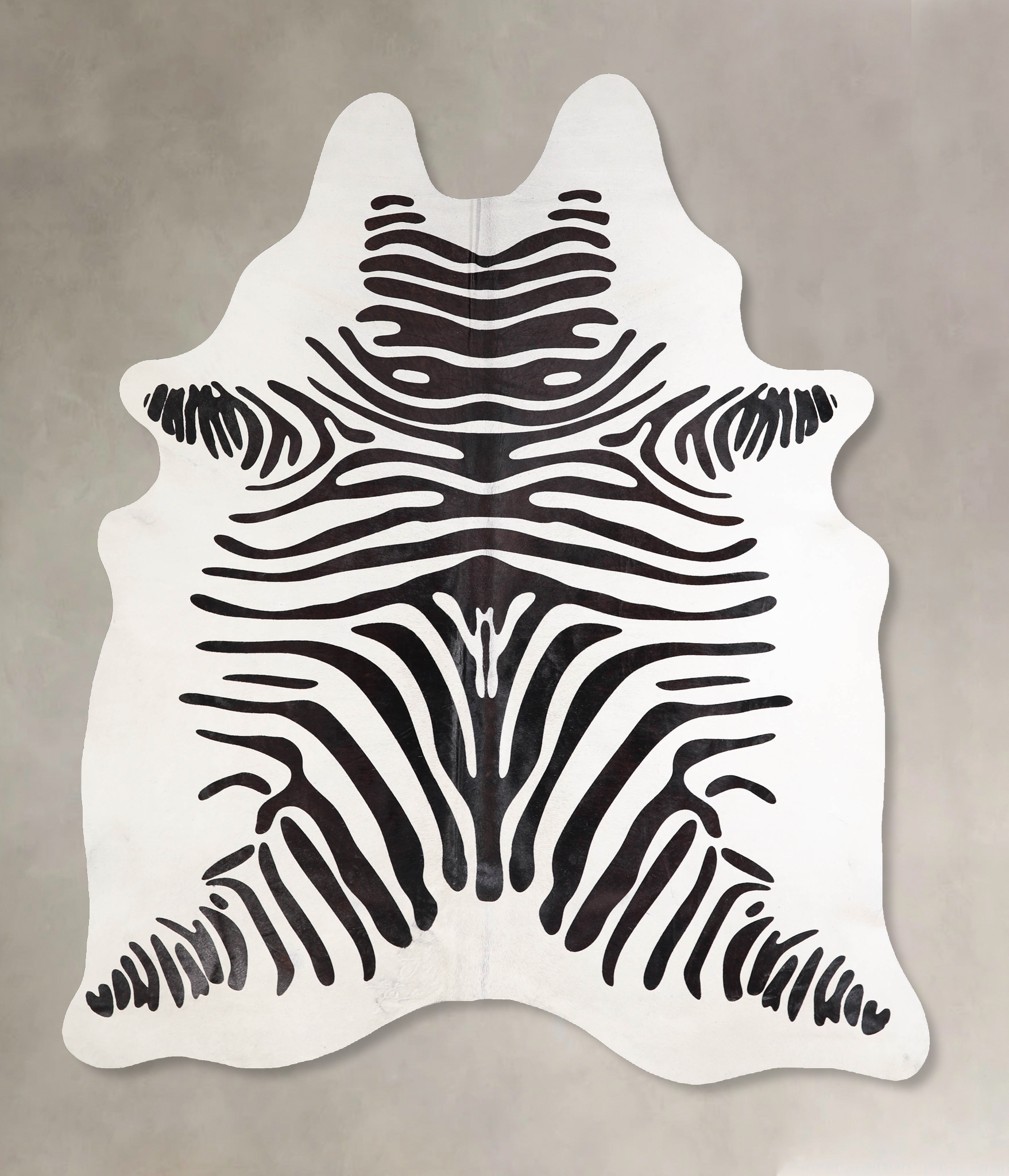 Zebra Cowhide Rug #A34573