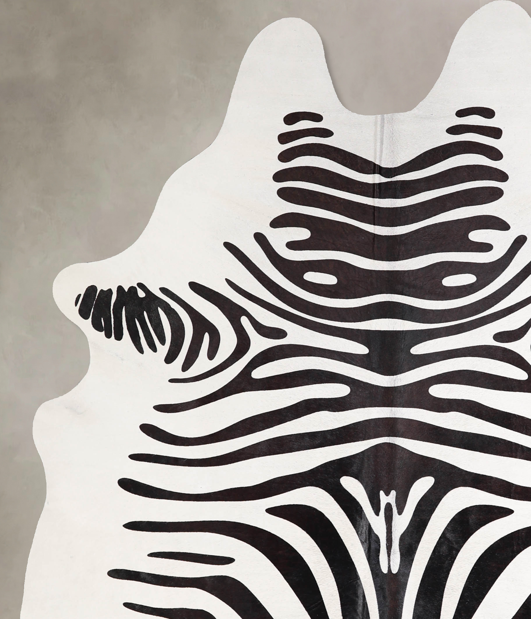 Zebra Cowhide Rug #A34573