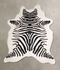 Zebra X-Large Brazilian Cowhide Rug 7'2