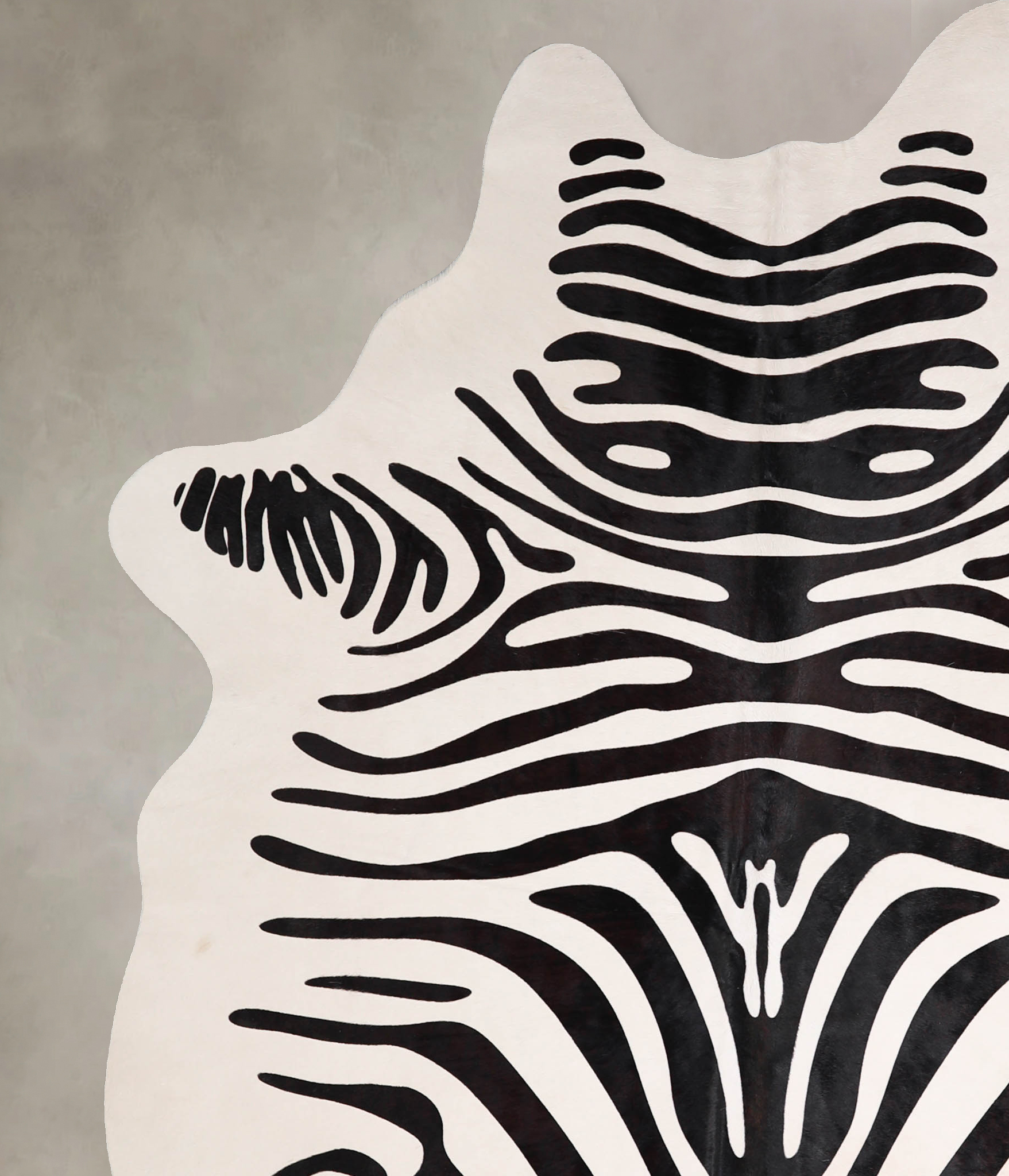 Zebra Cowhide Rug #A34574