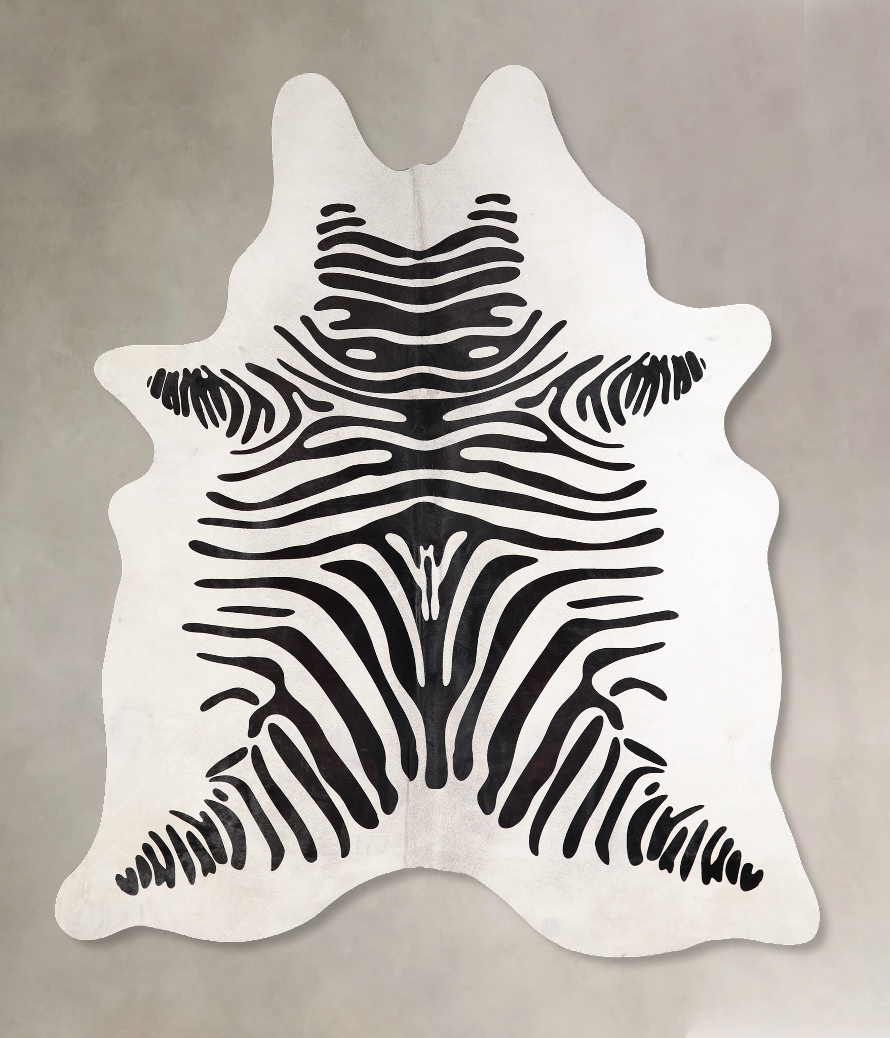 Zebra Cowhide Rug #A34575